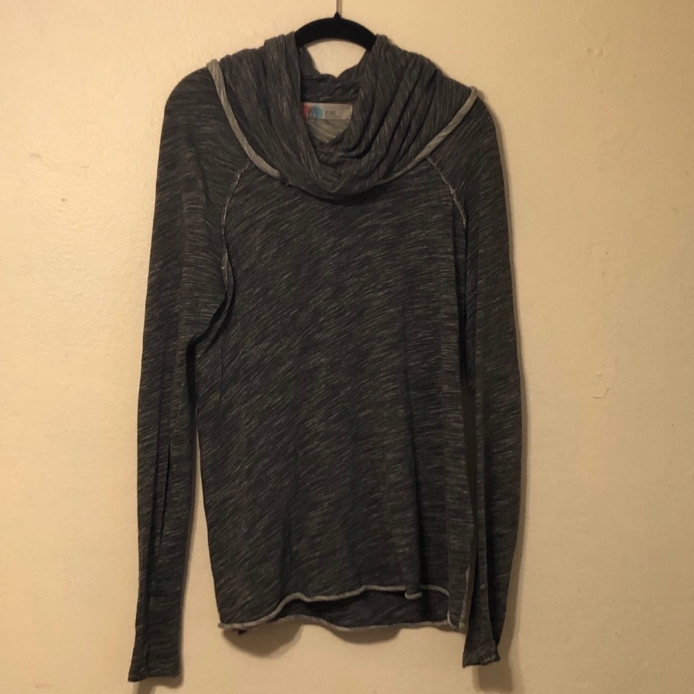 Free people beach tunic with cowel neck.